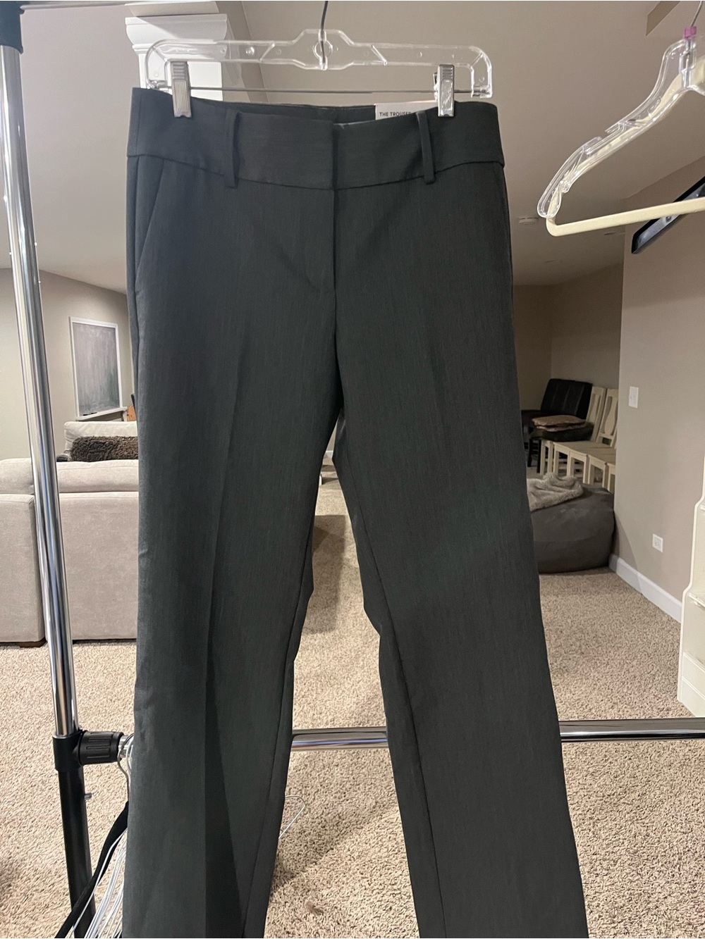 Ann Taylor Factory Classic Women's Straight-Leg Dress Pants - Dark Gray- NWT